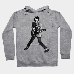 My Aim is True - Elvis Costello Vintage Portrait Hoodie